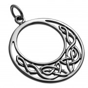 Medium Celtic Knot Round Pendant, pn528